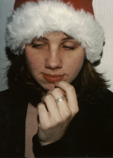 Christmas '99 Tess stoned Santa